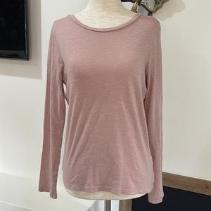 American Eagle Light Pink Long Sleeve